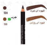 مداد ابرو لچیک  ماندگاری و کاور فوق العاده ساخت المان شماره ۵۰۰ قهوه ای روشن