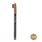 ⁨مداد ابرو لچیک (شماره ۳۰۶ قهوه ای روشن) همراه با برس